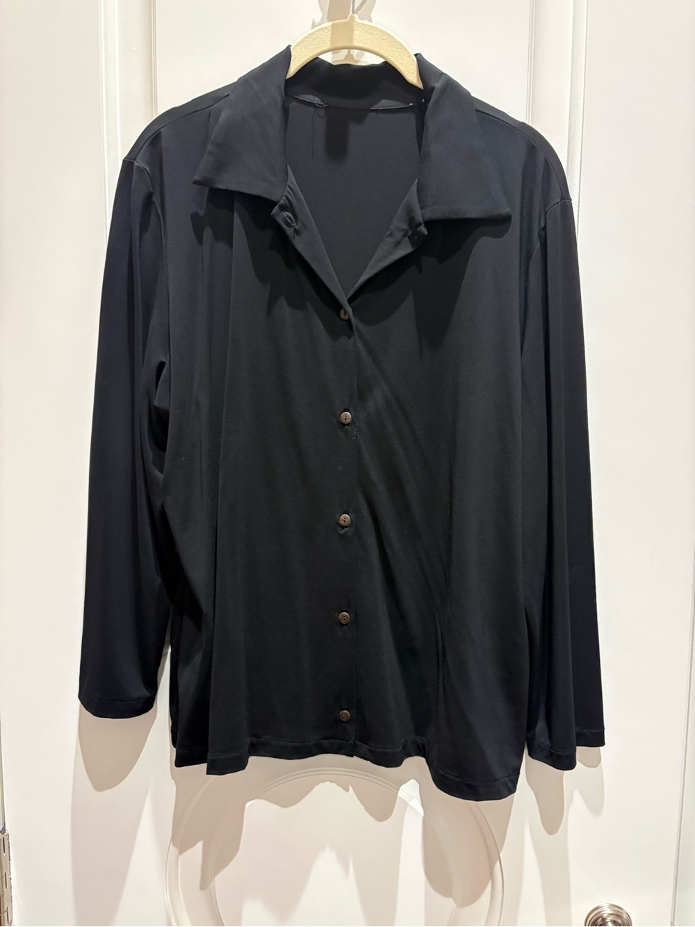 Vince Black Casual Button-Down Shirt